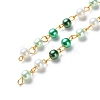 Handmade Glass Pearl Beaded Chains AJEW-JB01136-03-1