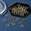 50Pcs Tibetan Style Alloy Bead Frame TIBEB-FS0001-10AG-11
