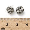 7mm Brass Rhinestone Beads X1-KK-S519-01B-P-3