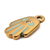 304 Stainless Steel Enamel Pendants STAS-Z199-01G-07-2