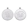 Non-Tarnish 201 Stainless Steel Pendants STAS-R106-3