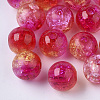 Transparent Crackle Acrylic Beads LS-CACR-N002-09-1
