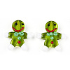 Gingerbread Man Handmade Lampwork Beads LAMP-G150-04E-1