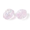 Handmade Foil Glass Beads Strands FOIL-N033-02G-3