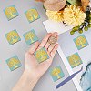 Nickel Metal Waterproof Self-Adhesive Picture Stickers DIY-WH20016-034-3