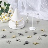 24Pcs 3 Colors Alloy with Rhinestone Pendants FIND-SP0001-91-4