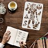 Plastic Reusable Drawing Painting Stencils Templates DIY-WH0202-299-3