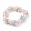 Natural Gemstone Stretch Bracelets BJEW-JB03746-2