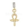 Easter Brass Micro Pave Cubic Zirconia Pendants KK-F939-02C-G-1
