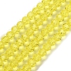 Transparent Glass Bead Strands GLAA-G013-6mm-68-1