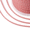 Round Waxed Polyester Cord YC-G006-01-1.0mm-28-3