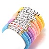 10Pcs 10 Style Inspirational Word Stretch Bracelets Set BJEW-JB07528-4