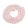 Electroplate Glass Beads Strands EGLA-A034-T8mm-B12-3