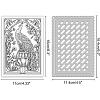 BENECREAT 1 Sheet PVC Plastic Stamps DIY-BC0008-96-2
