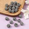 Alloy Rhinestone Beads RB-A034-10mm-A01B-4