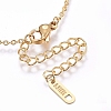 304 Stainless Steel Pendant Necklaces NJEW-O104-03G-3
