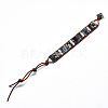 Cowhide Leather Cord Bracelets BJEW-R309-01A-4