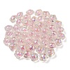UV Plating Rainbow Iridescent Acrylic Beads OACR-A014-03D-3