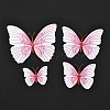 PVC Plastic Artificial 3D Butterfly Decorations LS-DIY-I072-02A-2