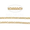 Ion Plating(IP) 304 Stainless Steel Figaro Chains CHS-H007-30G-2