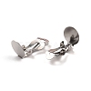 Non-Tarnish 316 Stainless Steel Clip-on Earring Findings STAS-I187-04B-P-3