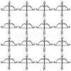 60Pcs Tibetan Style Alloy Pendants TIBEP-SC0002-98-1