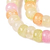 Ombre Effect Dyed Glass Beads Strands GLAA-Q106-05A-A03-3