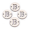 Unfinished Natural Poplar Wood Links Connectors WOOD-S045-140B-01B-1