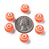 Opaque Striped Acrylic Beads MACR-S373-27A-04-5