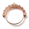 Alloy Open Back Bezel Pendants PALLOY-I223-12RG-1