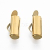 304 Stainless Steel Slide On End Clasp Tubes STAS-S115-01C-G-3