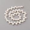 Natural Cultured Freshwater Pearl Beads Strands PEAR-G007-16-2