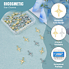 48Pcs 2 Colors Alloy Pendants FIND-DC0005-54-4