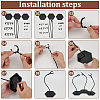 Plastic Model Assembled Action Figure Display Holders ODIS-WH0030-133A-4