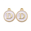 Golden Plated Alloy Charms X-ENAM-S118-01D-1