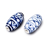 Handmade Porcelain Beads PORC-Q007-03B-3