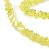 Electroplate Transparent Glass Beads Strands EGLA-P061-04C-AB01-2