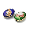 Handmade Cloisonne Beads CLB-Z001-08G-2