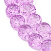 Baking Paint Transparent Glass Beads Strands GL-CBA2ED2-04H-3