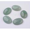 Natural Green Aventurine Flat Back Cabochons G-G741-18x25mm-14-1