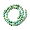 Synthetic Turquoise Beads Strands TURQ-H038-6mm-XXS10-3