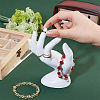 Plastic Mannequin Hand Jewelry Display Holder Stands RDIS-WH0009-013B-3