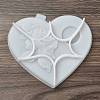 Heart Shaped with Rose Tealight Candle Holder Silicone Molds LS-SIL-Z018-02-4