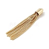 Brass Box Chains Tassels Pendant X-KK-K276-02G-2
