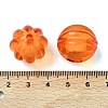 Autumn Theme Transparent Acrylic Beads TACR-S089-20mm-11-4