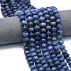 Natural Blue Aventurine Beads Strands G-P573-B10-01-1