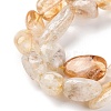 Natural Citrine(Heated) Beads Strands G-G146-A10-02-4
