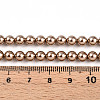 Baking Paint Pearlized Glass Pearl Bead Strands HY-N002-5mm-A06-5