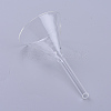 Transparent Glass Funnel Hopper AJEW-WH0104-45E-1