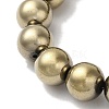 Electroplated Synthetic Magnetic Hematite Beads Strands G-I364-K01-02-3